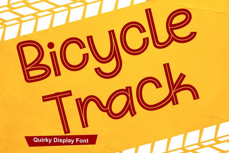 Bicycle Track Font