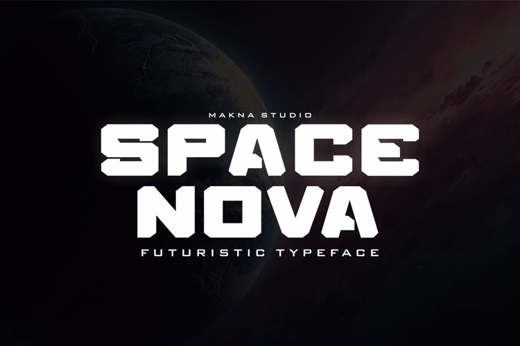 SPACE NOVA Font