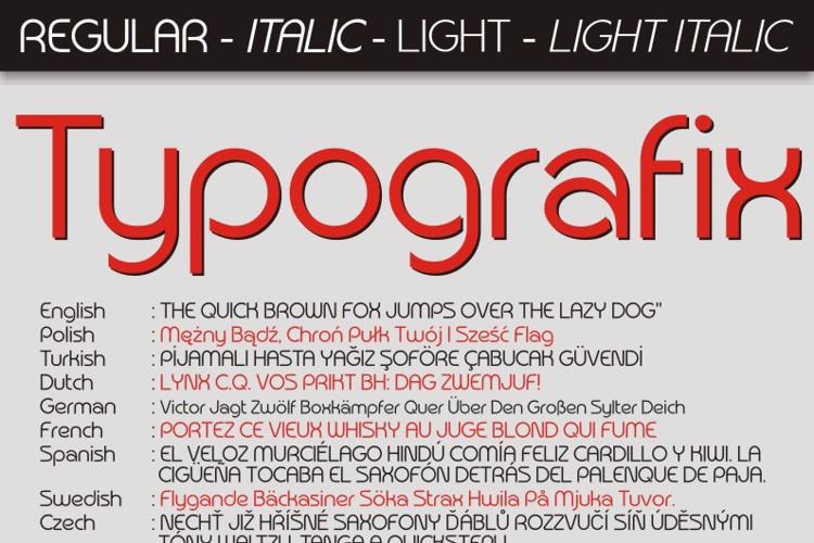 Typografix Font