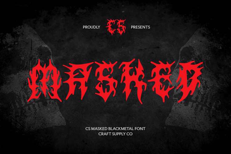 Preview of CS Masked Font
