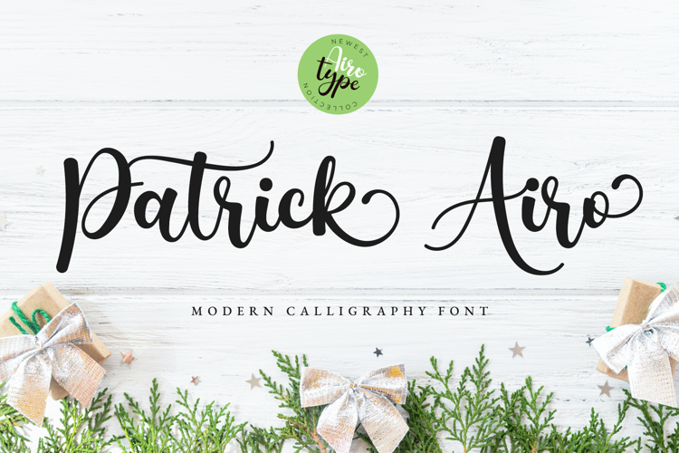 Preview of Patrick Airo Font