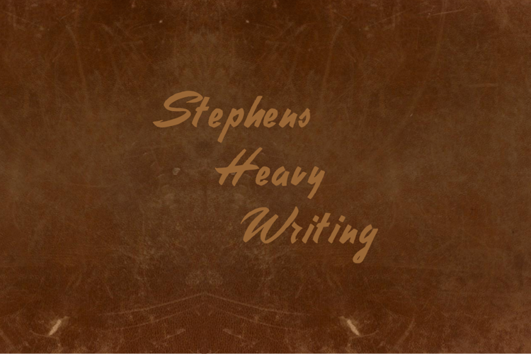Stephens Heavy Writing Font