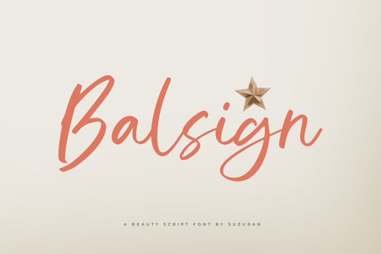 Balsign Font