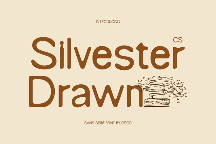 Preview of CS Silvester Drawn Font