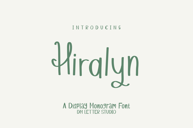 Preview of Hiralyn Font