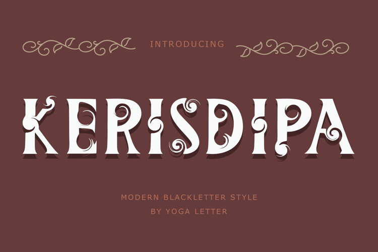 Kerisdipa Font