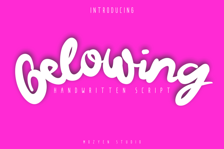 Gelowing Font
