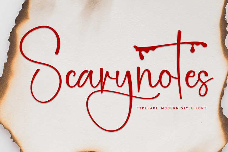 Scarynotes Font