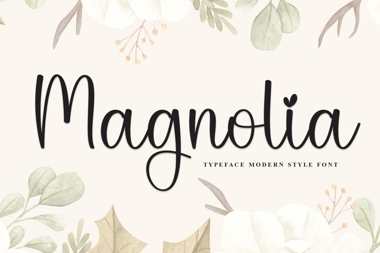 Preview of Magnolia Font