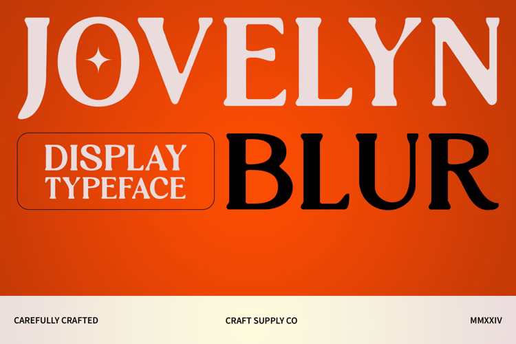 Jovelyn Blur Font