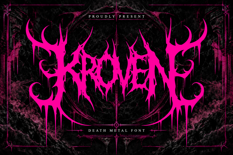 Preview of Kroven Font