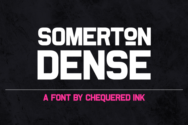 Somerton Dense Font