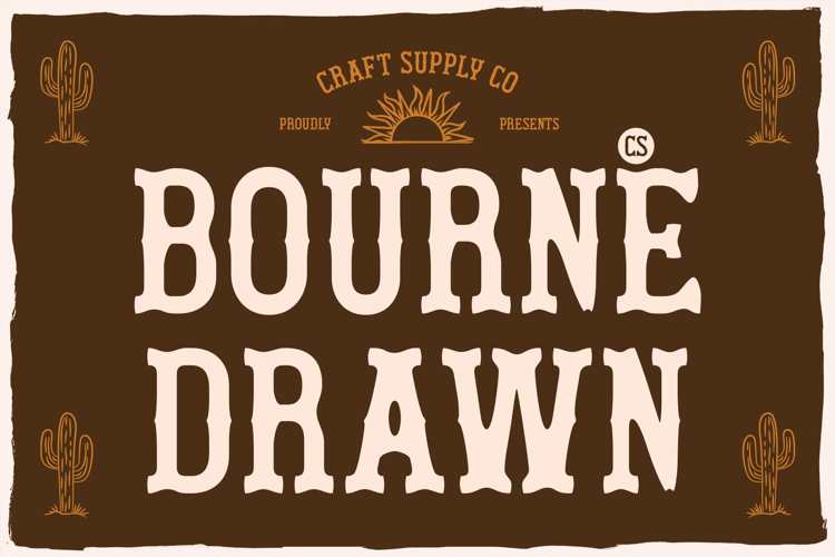 Preview of CS Bourne Drawn Font