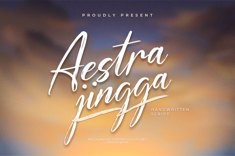 Aestra Jingga Font