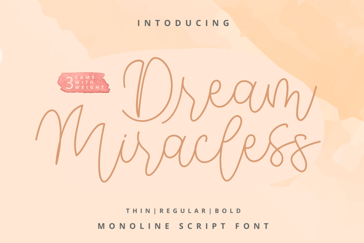 Dream Miracless Regular Font