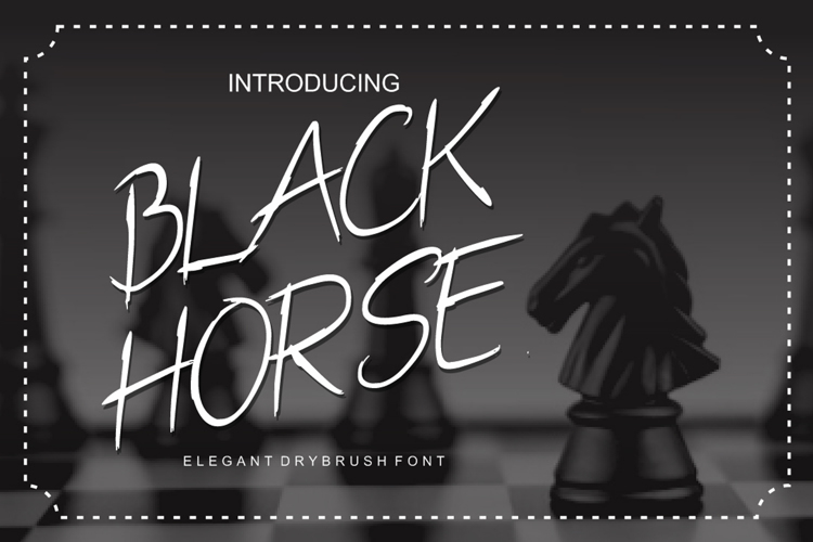 BLACK HORSE Font