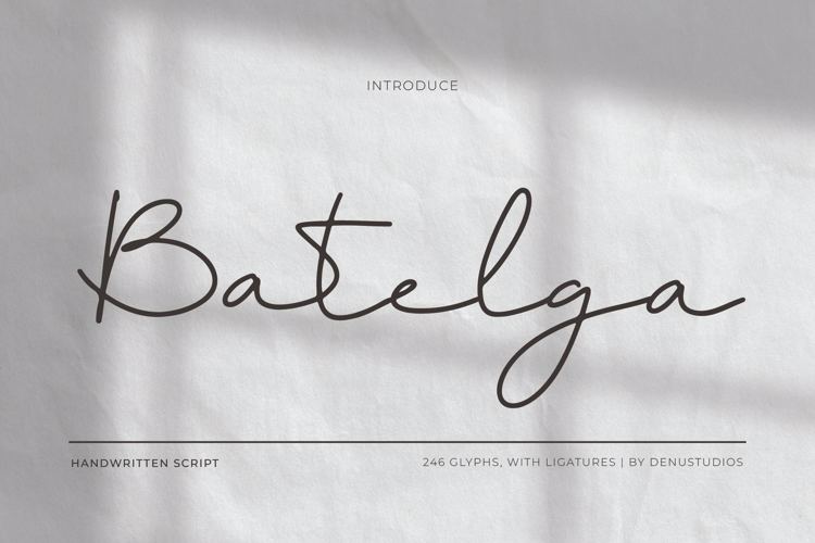 Batelga Font