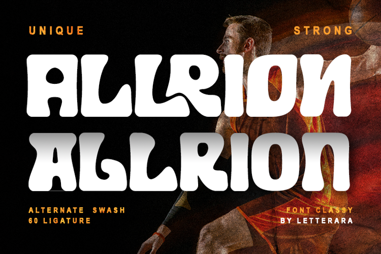 Preview of Allrion Font