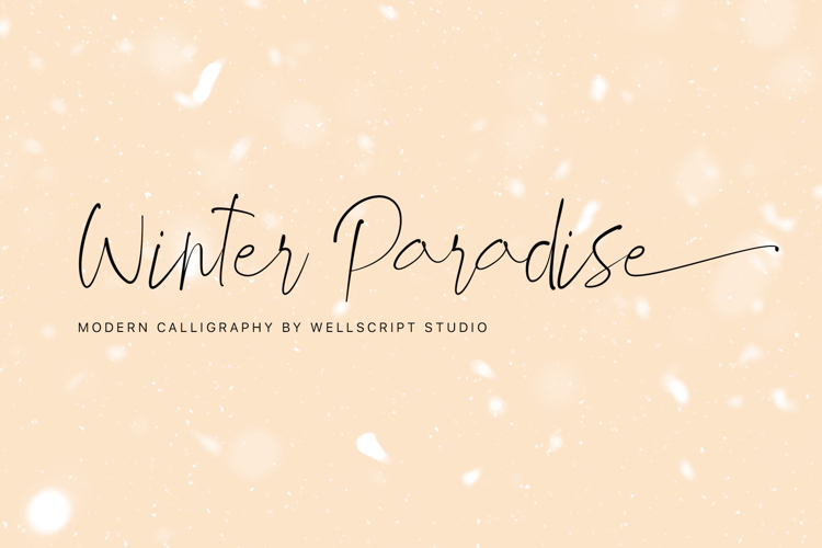 Winter Paradise Font