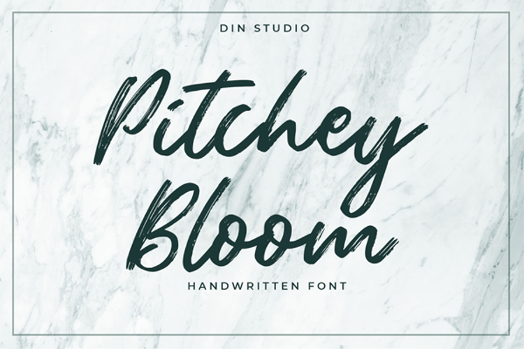 Pitchey Bloom Font