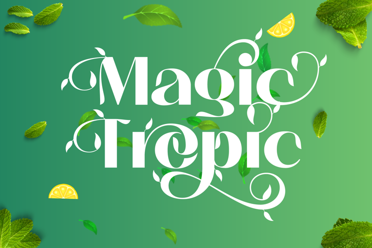 Magic Tropic Font
