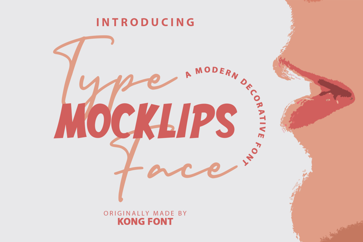 Mocklips Font