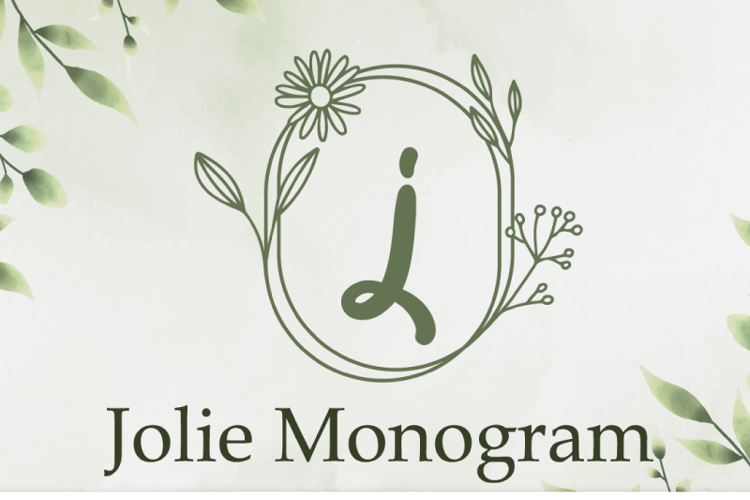 Jolie Monogram Font