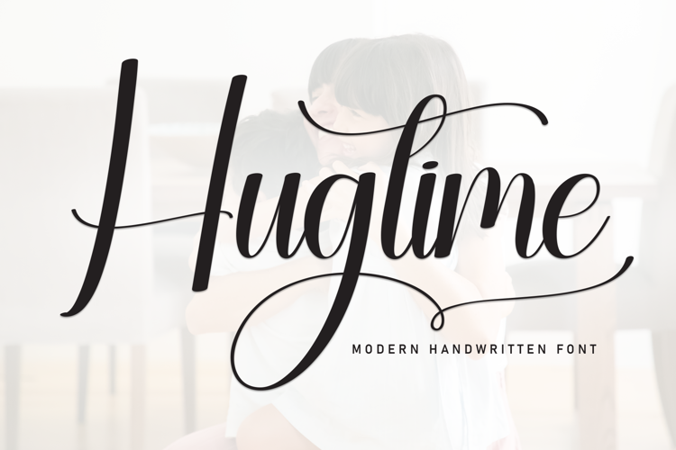 Preview of Hugtime Font