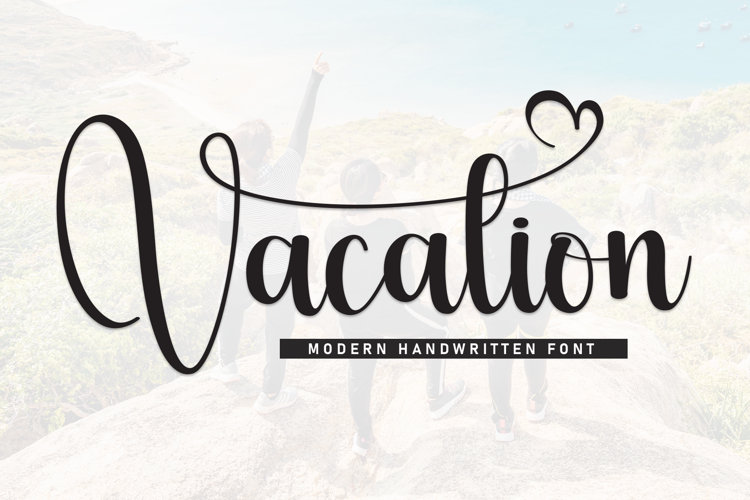 Preview of Vacation Font