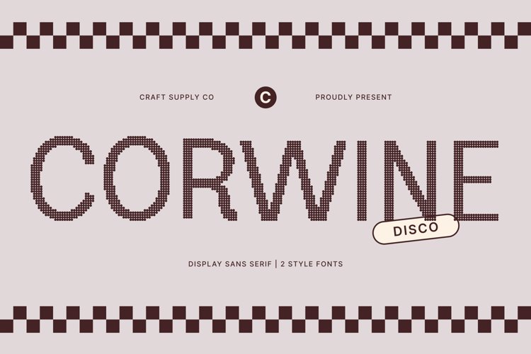 Preview of Corwine Disco Font