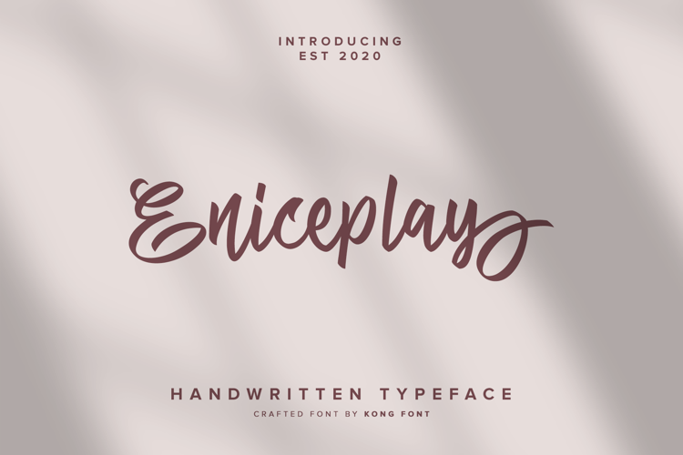 Eniceplay Font