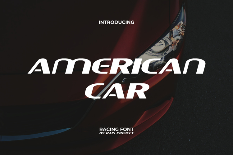 American Car Font