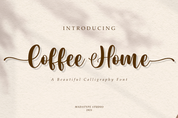 Coffee Home Font