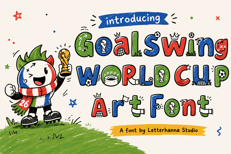 Preview of Goalswing Font