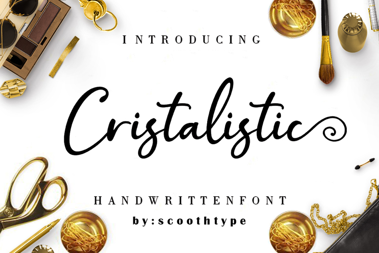 Cristalistic Script Font