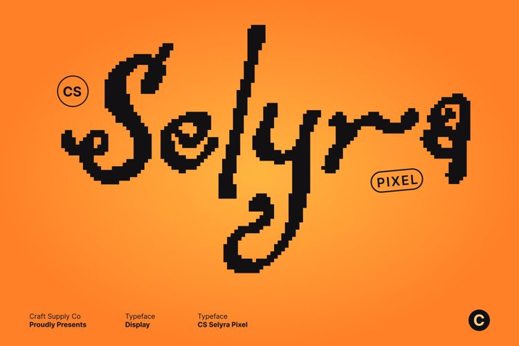Preview of CS Selyra Pixel Font