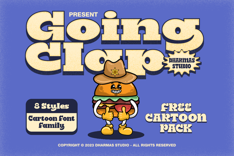 Going Clap Normal Font