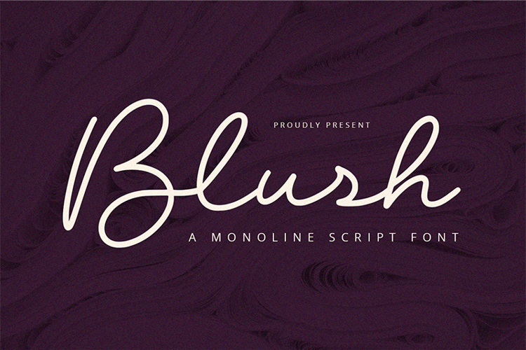 Preview of Blush Font