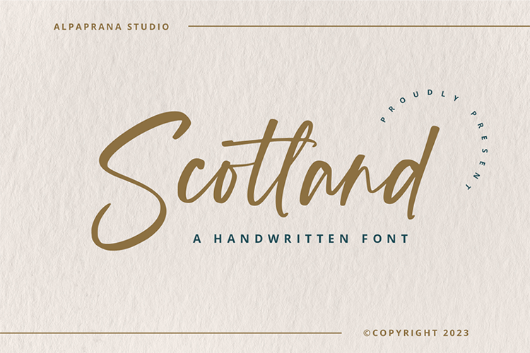 Scotland Font