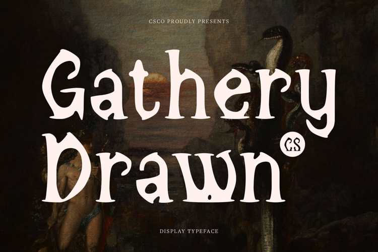 Preview of CS Gathery Drawn Font