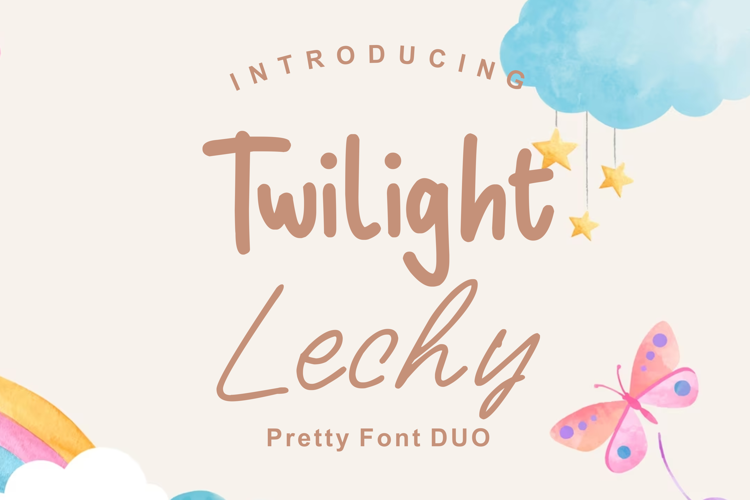 twilight lechy Font