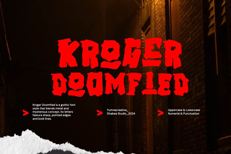 Kroger Doomfied Font