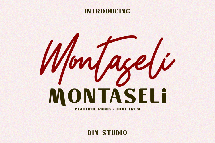 Montaseli Script Font