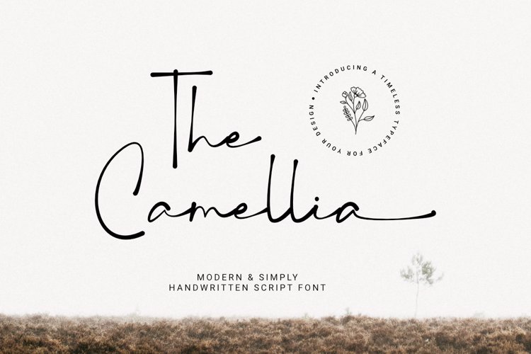 Preview of The Camellia Font