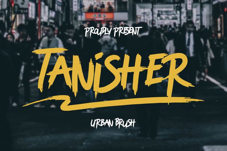 Tanisher Font