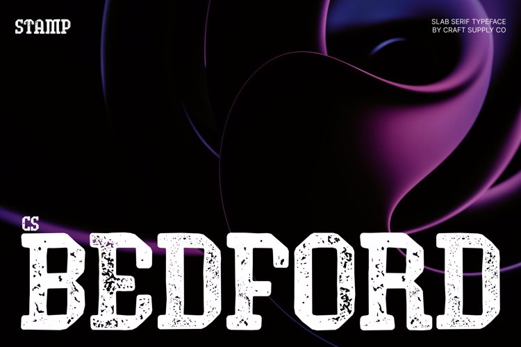 Preview of CS Bedford Stamp Font