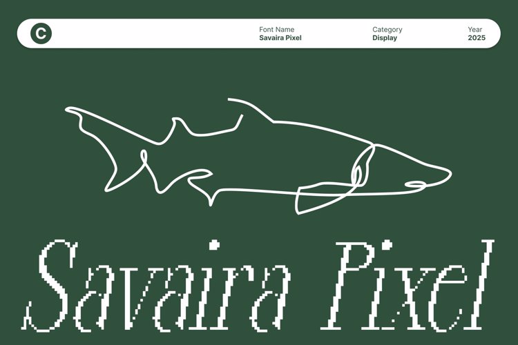 Preview of Savaira Pixel Font
