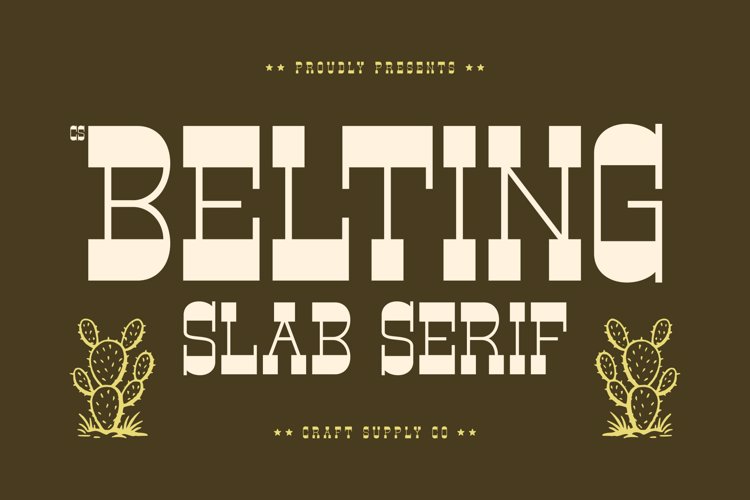 Preview of CS Belting Font
