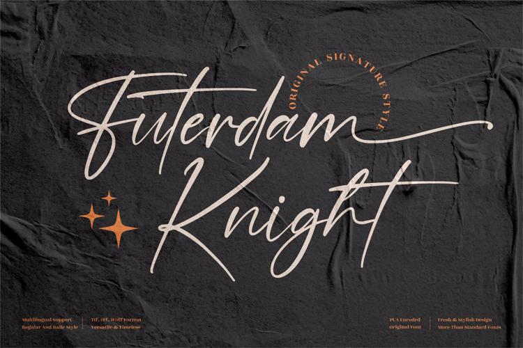 Futerdam Knight Font