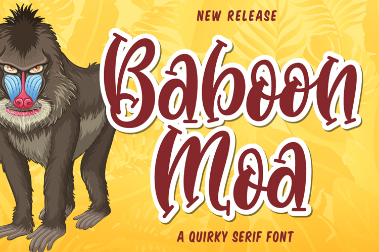 Baboon Moa Font